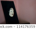 Japanese Noh Mask 114176359