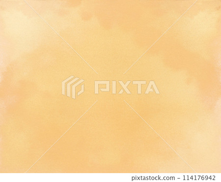 Abstract background with drawn natural shapes with the effects of old paper, bokeh, plaster, liquid, stone. Beige watercolor texture for cards, flyers, posters, banners. Painted template for design 114176942