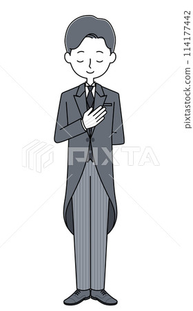 Butler illustration (male) Butler illustration (male) 114177442