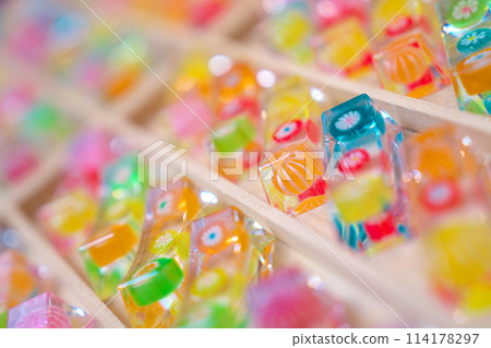 Hida Takayama's old townscape: Chopstick shop in the Mimachi Traditional Buildings Preservation District 114178297