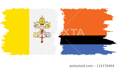 Chagos and Vatican grunge flags connection vector Chagos and Vatican grunge flags connection vector 114178468
