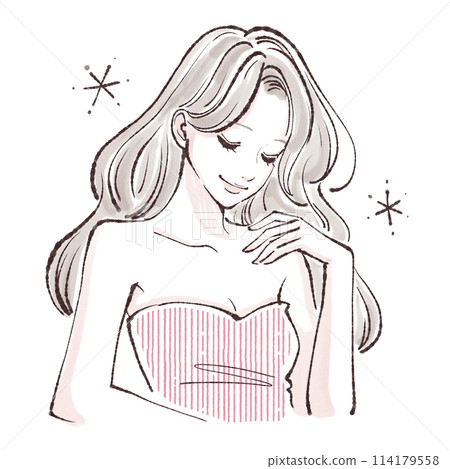 婦女和女孩插畫素材 婦女和女孩插畫素材 114179558