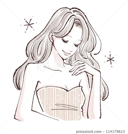 婦女和女孩插畫素材 婦女和女孩插畫素材 114179623