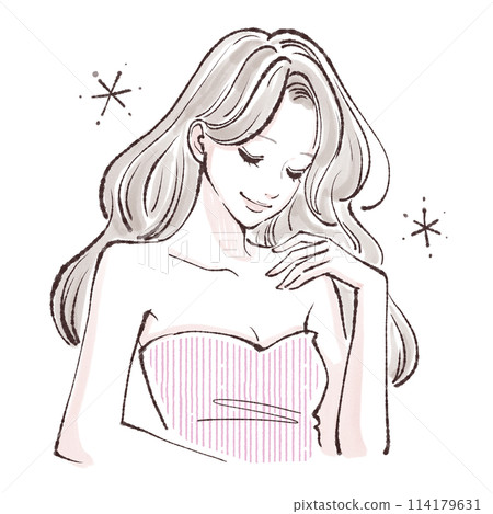 婦女和女孩插畫素材 114179631