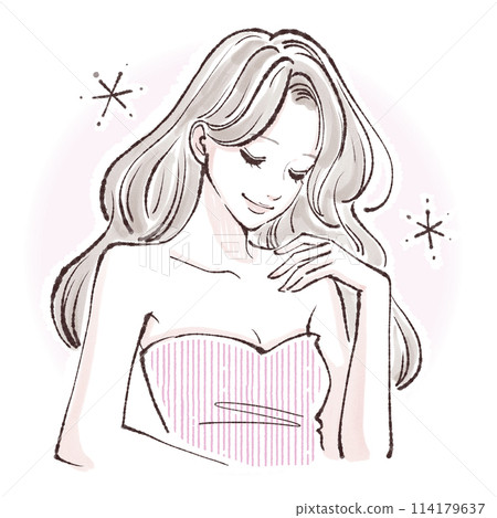 婦女和女孩插畫素材 婦女和女孩插畫素材 114179637