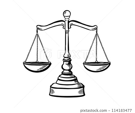 law, scale, vector 114183477