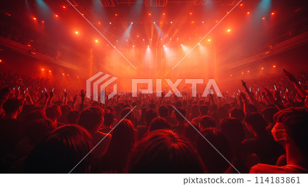 一個興奮的觀眾 一個興奮的觀眾 114183861