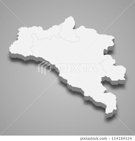 3d isometric map of Gambela is a region of Ethiopia 3d isometric map of Gambela is a region of Ethiopia 114184324