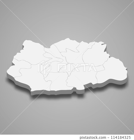 3d isometric map of Gafsa is a Governorate of Tunisia 3d isometric map of Gafsa is a Governorate of Tunisia 114184325