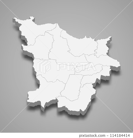 3d isometric map of Annaba is a region of Algeria 3d isometric map of Annaba is a region of Algeria 114184414