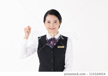 中女制服握拳頭泵 114184854