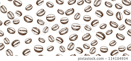 coffee, bean, vector 114184934
