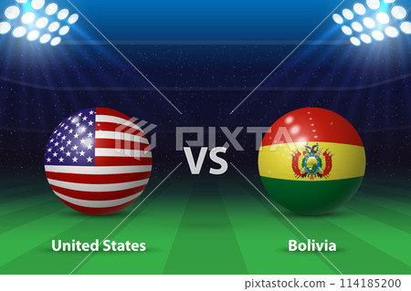 United States vs Bolivia. America soccer tournament 2024 United States vs Bolivia. America soccer tournament 2024 114185200