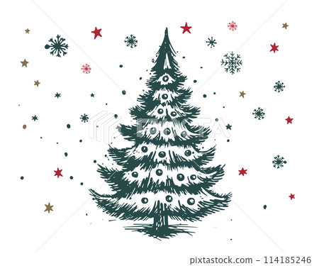 christmas, christmas tree, tree 114185246