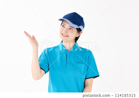中女制服手持 114185315