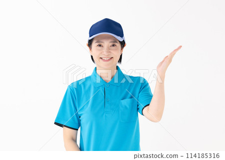 中女制服手持 114185316