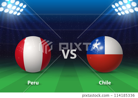 Peru vs Chile. America soccer tournament 2024 114185336