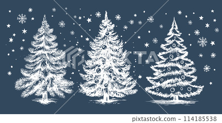 christmas, christmas tree, tree 114185538