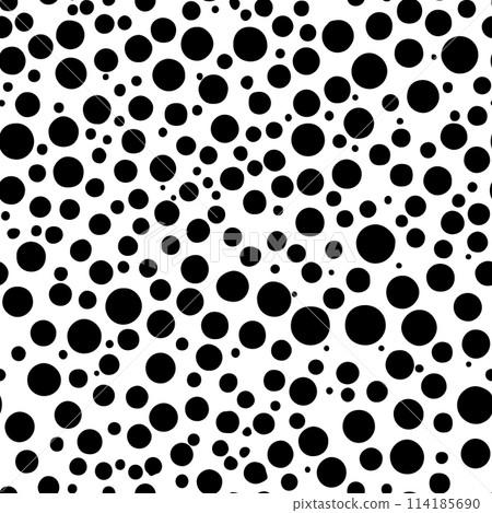 Abstract Black and White Dalmatian Spot Seamless Pattern Abstract Black and White Dalmatian Spot Seamless Pattern 114185690