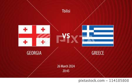 Georgia vs Greece football scoreboard broadcast for soccer Europe 2024 Georgia vs Greece football scoreboard broadcast for soccer Europe 2024 114185808