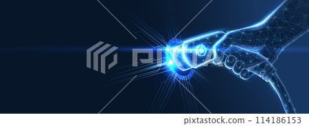 EV charging. Electric car, EV charger, Battery station, Hybrid vehicle, Green energy 114186153