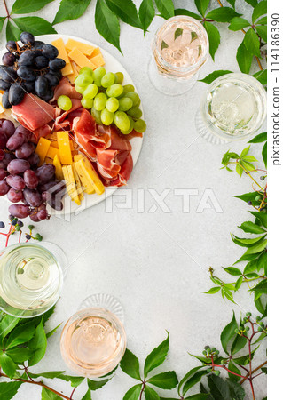 Outdoor wine tasting 114186390