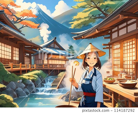 A woman strives to revitalize a hot spring inn 114187292