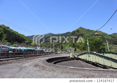 秩父鐵道三峰口站 SL 轉盤 114187417