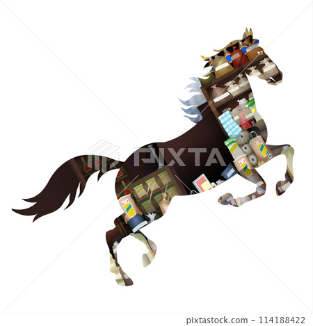 horse, equine, arab 114188422