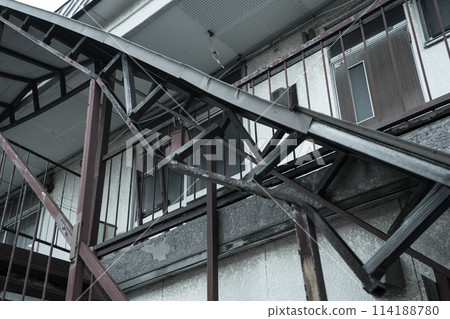 Old apartment building Old apartment building 114188780