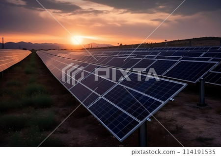 solar power plant. Generative AI. solar power plant. Generative AI. 114191535