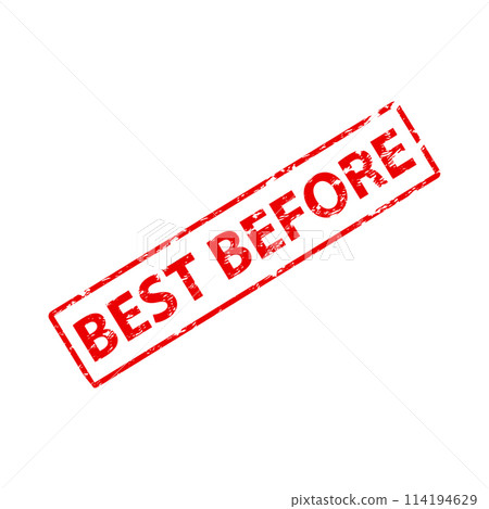 Best before rubber red stamp. Vector of certification, validity period, fresh Best before rubber red stamp. Vector of certification, validity period, fresh 114194629