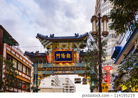 Yokohama Chinatown Chinese New Year Light-up Yokohama Chinatown Chinese New Year Light-up 114195219