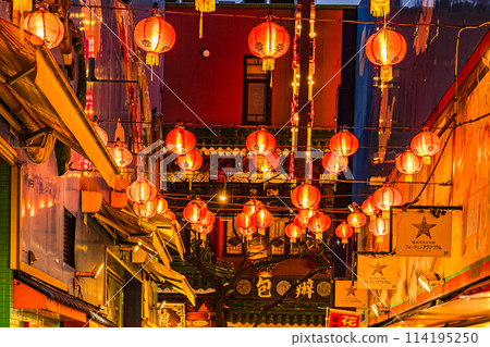 Yokohama Chinatown Chinese New Year Light-up Yokohama Chinatown Chinese New Year Light-up 114195250