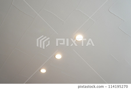 矽藻土天花板上的 LED 筒燈 114195270