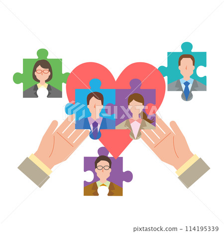 Image illustration of a marriage counselor Image illustration of a marriage counselor 114195339