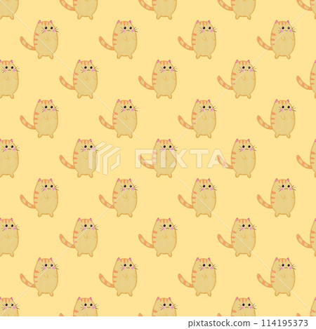 seamless pattern with cute cartoon bear seamless pattern with cute cartoon bear 114195373