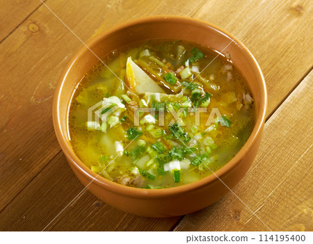 Russian soup rassolnik 114195400
