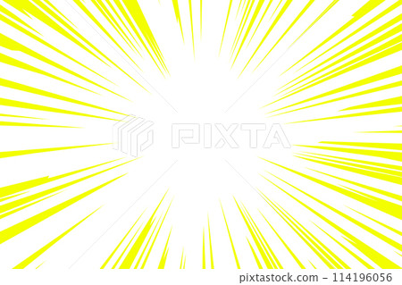 Yellow concentrated line effect 114196056