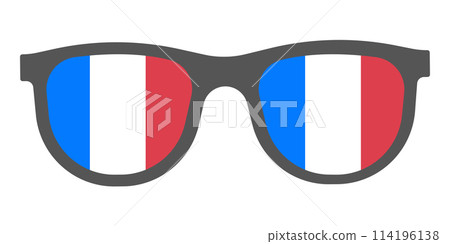 Olympic france glasses vector illustration 114196138