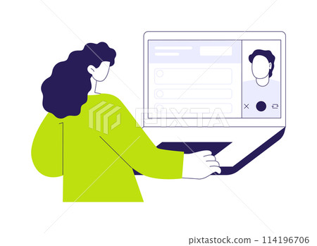 Share videos abstract concept vector illustration. Share videos abstract concept vector illustration. 114196706