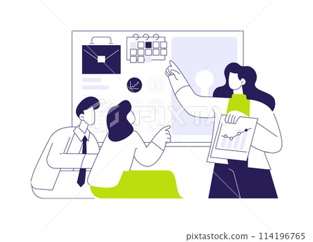 Marketing strategy development abstract concept vector illustration. Marketing strategy development abstract concept vector illustration. 114196765