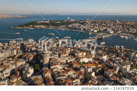 High angled view of Istanbul 114197839