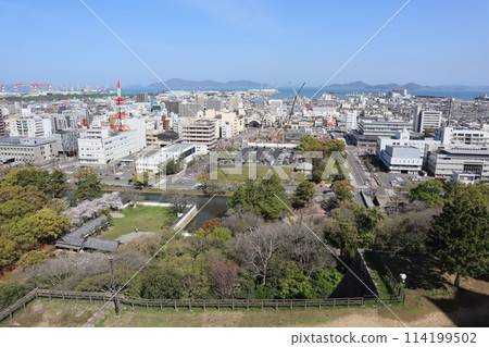 View from the main citadel of Marugame Castle View from the main citadel of Marugame Castle 114199502