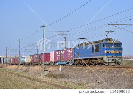 愛之風富山鐵道 東富山水橋 JR Freight EF510-501(富山) 愛之風富山鐵道 東富山水橋 JR Freight EF510-501(富山) 114199623
