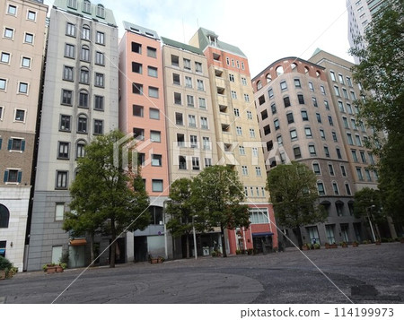 Row of buildings Row of buildings 114199973