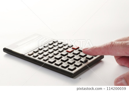 Retro calculator from the Showa era Retro calculator from the Showa era 114200039