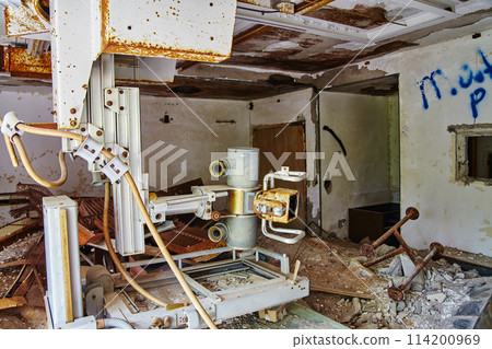 Rusted Medical Equipment in Abandoned TB Hospital, Urban Decay 114200969