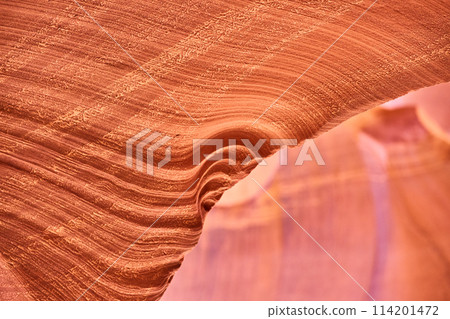 Sandstone Erosion Patterns in Antelope Canyon, Intimate Perspective 114201472