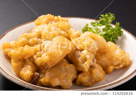 Fried squid cartilage Fried squid cartilage 114202616